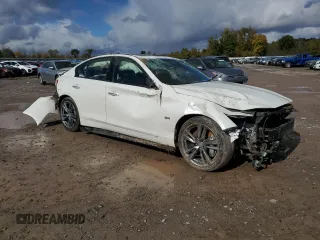 2017 Infiniti Q50 3.0t Sport with VIN JN1EV7ARXHM833082, listed as a Copart auction lot 75851794 with 63,349 mi miles and Salvage Title. Bid and sale history available at carsss.com. Image 4.