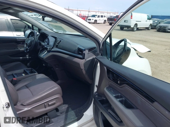 2019 Honda Odyssey Elite z VIN 5FNRL6H91KB110452, wystawiony jako IAAI lot #42630514 z przebiegiem 64 349 mil mil oraz . Historia ofert i sprzedaży dostępna na DreamBid. Obrazek 5.