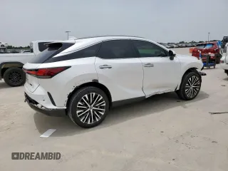 2025 Lexus RX 350 with VIN 2T2BAMBA2SC054715, listed as a Copart auction lot 57176265 with 18,241 mi miles and Salvage title. Bid and sale history available at DreamBid. Image 3.