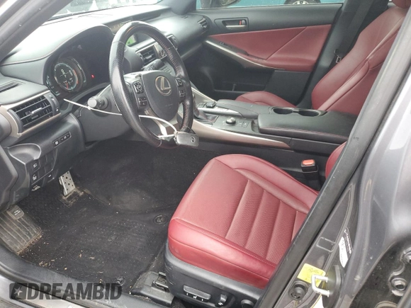 2017 Lexus IS 300 with VIN JTHCM1D21H5021648, listed as a Copart auction lot 51673075 with 117,235 mi miles and Clean title. Bid and sale history available at DreamBid. Image 7.