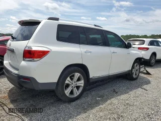 2013 Toyota Highlander Limited with VIN 5TDYK3EH7DS127358, listed as a Copart auction lot 60019995 with 152,498 mi miles and Salvage title. Bid and sale history available at DreamBid. Image 3.