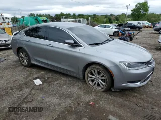 2015 Chrysler 200 Limited with VIN 1C3CCCAB0FN683937, listed as a Copart auction lot 56407055 with 107,889 mi miles and Salvage title. Bid and sale history available at DreamBid. Image 4.