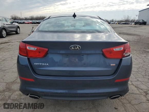 2015 Kia Optima LX with VIN KNAGM4A77F5593841, listed as a Copart auction lot 51691115 with 104,757 mi miles and Clean Title. Bid and sale history available at carsss.com. Image 6.