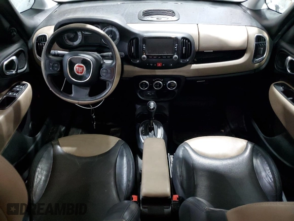 2014 FIAT 500L Lounge with VIN ZFBCFACH7EZ013756, listed as a Copart auction lot 44085635 with 128,348 mi miles and Clean Title. Bid and sale history available at DreamBid. Image 8.