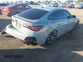2023 BMW 4 Series M440i with VIN WBA63AW05PFP60184, listed as a IAAI auction lot 41045811 with 12,141 mi miles and . Bid and sale history available at DreamBid. Image 4.