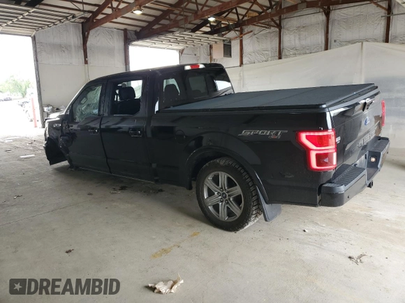 2018 Ford F-150 XL with VIN 1FTFW1EG1JFC18807, listed as a Copart auction lot 60664725 with 129,841 mi miles and Salvage title. Bid and sale history available at DreamBid. Image 2.