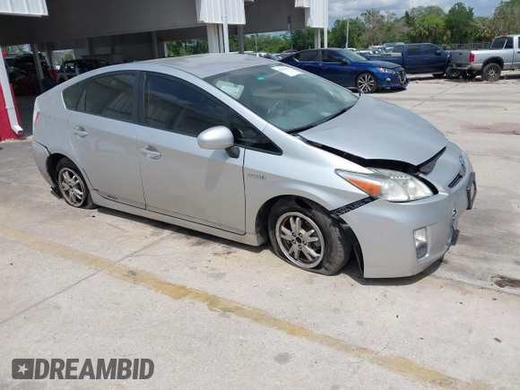 2011 Toyota Prius I with VIN JTDKN3DU0B5287578, listed as a IAAI auction lot 42103674 with 187,808 mi miles. Bid and sale history available at carsss.com. Image 1.