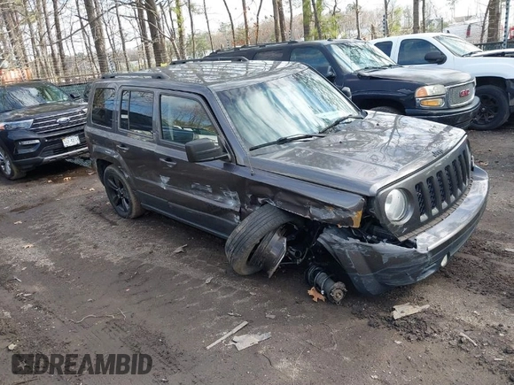 2015 Jeep Patriot Altitude Edition with VIN 1C4NJPBA5FD400428, listed as a IAAI auction lot 41814600 with 150,524 mi miles. Bid and sale history available at carsss.com. Image 1.