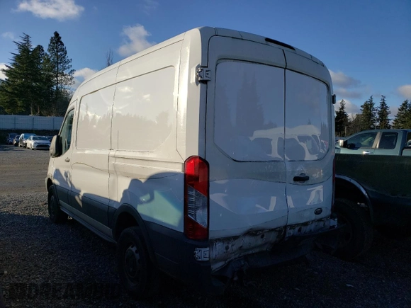 2017 Ford Transit with VIN 1FTYR1CM1HKB21407, listed as a Copart auction lot 43131025 with 161,591 mi miles and Salvage Title. Bid and sale history available at DreamBid. Image 2.