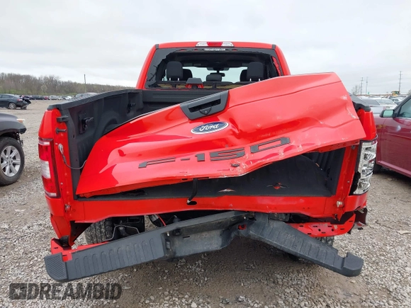 2020 Ford F-150 XL with VIN 1FTFX1E55LFC65210, listed as a IAAI auction lot 41907879 with 50,355 mi miles. Bid and sale history available at carsss.com. Image 16.