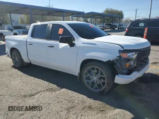 2024 Chevrolet Silverado 1500 Custom with VIN 3GCPABEK1RG316159, listed as a Copart auction lot 88814825 with 7,623 mi miles and Salvage Title. Bid and sale history available at DreamBid. Image 4.