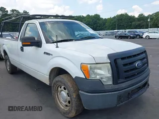2010 Ford F-150 XL with VIN 1FTMF1CW5AKE62744, listed as a IAAI auction lot 42622636 with 297,240 mi miles and . Bid and sale history available at DreamBid. Image 1.