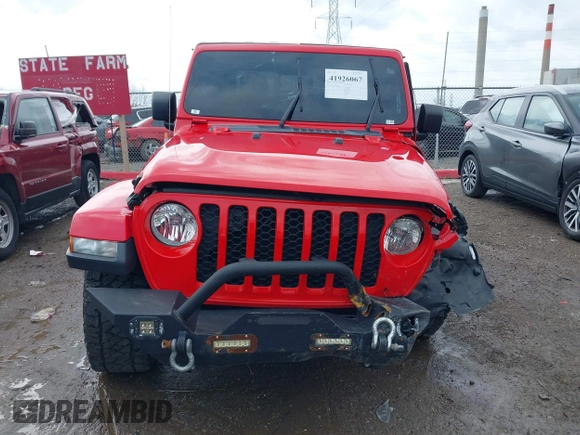 2021 Jeep Gladiator Freedom z VIN 1C6HJTAG0ML547293, wystawiony jako IAAI lot #41926067 z przebiegiem 57 696 mil mil oraz . Historia ofert i sprzedaży dostępna na DreamBid. Obrazek 11.