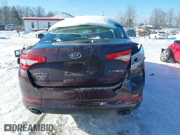 2012 Kia Optima EX with VIN 5XXGN4A61CG069907, listed as a IAAI auction lot 41275805 with 129,050 mi miles and . Bid and sale history available at carsss.com. Image 16.