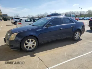 2008 Cadillac CTS RWD w/1SA with VIN 1G6DF577180145983, listed as a Copart auction lot 51860005 with 184,051 mi miles and Salvage Title. Bid and sale history available at carsss.com. Image 1.