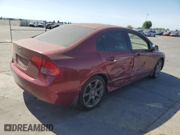 2008 Honda Civic EX-L z VIN 2HGFA169X8H534523, wystawiony jako Copart lot #58403395 z przebiegiem 184 220 mil mil oraz Szkoda całkowita • Salvage title. Historia ofert i sprzedaży dostępna na DreamBid. Obrazek 3.