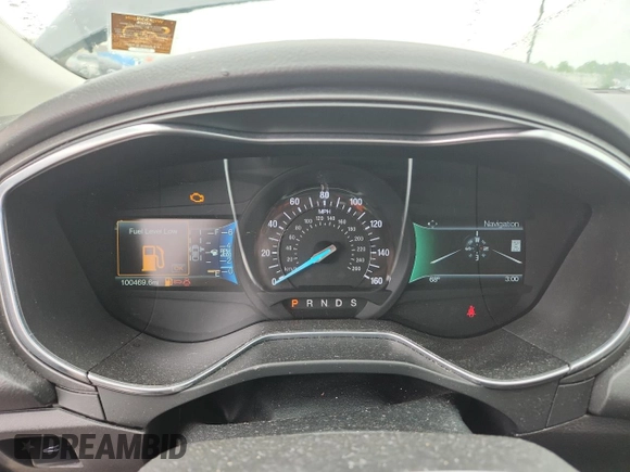 2016 Ford Fusion Titanium with VIN 3FA6P0D92GR136550, listed as a Copart auction lot 62324845 with 100,469 mi miles and Clean title. Bid and sale history available at DreamBid. Image 9.