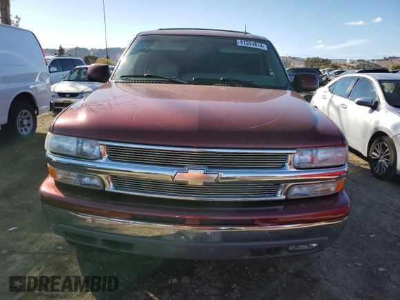 2002 Chevrolet Suburban LT with VIN 1GNEC16T02J218707, listed as a Copart auction lot 81351814 with 114,271 mi miles and Salvage Title. Bid and sale history available at carsss.com. Image 5.