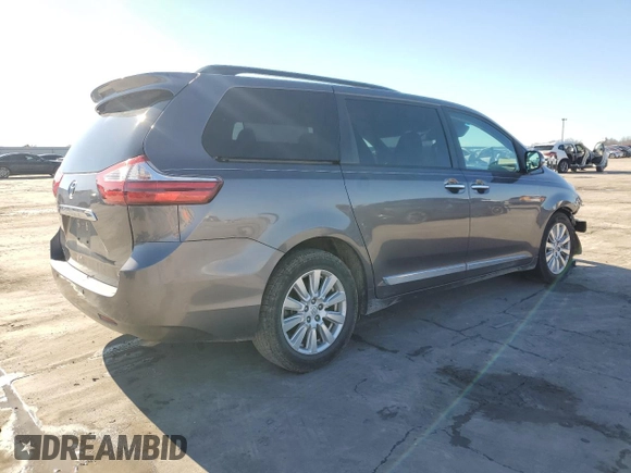 2017 Toyota Sienna XLE Auto Access Seat with VIN 5TDYZ3DC9HS844657, listed as a Copart auction lot 44708225 with 65,742 mi miles and Salvage Title. Bid and sale history available at carsss.com. Image 3.