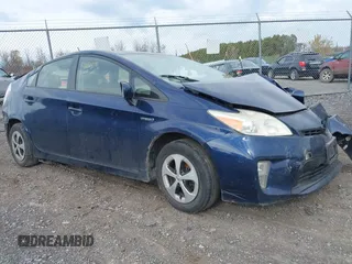 2013 Toyota Prius One with VIN JTDKN3DU2D1687801, listed as a IAAI auction lot 40650178 with 58,017 mi miles and . Bid and sale history available at DreamBid. Image 1.