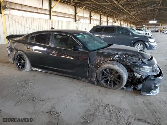 2019 Dodge Charger R/T with VIN 2C3CDXCT7KH754354, listed as a Copart auction lot 42741305 with NaN miles and Salvage Title. Bid and sale history available at carsss.com. Image 4.