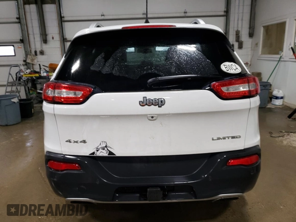 2018 Jeep Cherokee Limited with VIN 1C4PJMDX1JD571369, listed as a Copart auction lot 42964195 with 119,798 mi miles and Salvage Title. Bid and sale history available at carsss.com. Image 6.