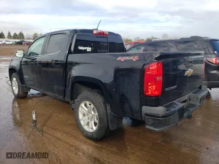 2016 Chevrolet Colorado 4WD LT with VIN 1GCGTCE38G1390408, listed as a Copart auction lot 46531395 with 55,757 mi miles and Salvage Title. Bid and sale history available at carsss.com. Image 2.
