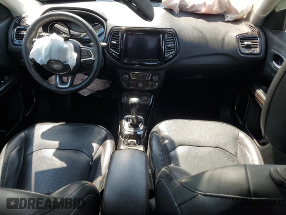 2018 Jeep Compass Limited with VIN 3C4NJCCB4JT362175, listed as a Copart auction lot 52439535 with 123,034 mi miles and Salvage Title. Bid and sale history available at carsss.com. Image 8.