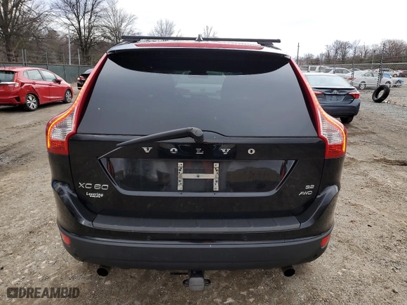 2010 Volvo XC60 3.2L with VIN YV4960DZ6A2122198, listed as a Copart auction lot 48197345 with 144,489 mi miles and Salvage Title. Bid and sale history available at carsss.com. Image 6.