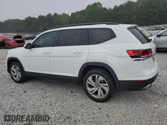 2023 Volkswagen Atlas SE with VIN 1V2JP2CA9PC520933, listed as a Copart auction lot 55444405 with 37,945 mi miles and Salvage title. Bid and sale history available at DreamBid. Image 2.
