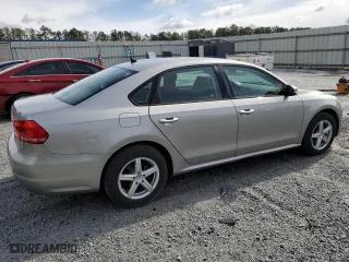 2013 Volkswagen Passat S with VIN 1VWAP7A3XDC021540, listed as a Copart auction lot 47683435 with 283,842 mi miles and Non Repairable. Bid and sale history available at carsss.com. Image 3.