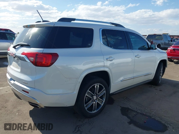 2017 GMC Acadia Denali with VIN 1GKKNXLS0HZ300763, listed as a IAAI auction lot 42035101 with 65,312 mi miles and . Bid and sale history available at carsss.com. Image 4.