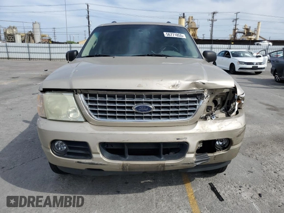 2004 Ford Explorer XLT with VIN 1FMZU63K44ZA03864, listed as a Copart auction lot 56771855 with 212,900 mi miles and Salvage title. Bid and sale history available at DreamBid. Image 5.