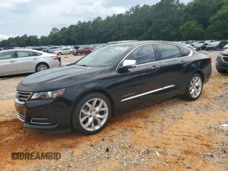 2018 Chevrolet Impala Premier with VIN 2G1125S39J9119605, listed as a Copart auction lot 60717885 with 89,792 mi miles and Salvage title. Bid and sale history available at DreamBid. Image 1.