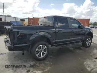 2019 Ford F-150 XL with VIN 1FTEW1EP2KFC68628, listed as a Copart auction lot 51612745 with 110,807 mi miles and Salvage Title. Bid and sale history available at carsss.com. Image 3.