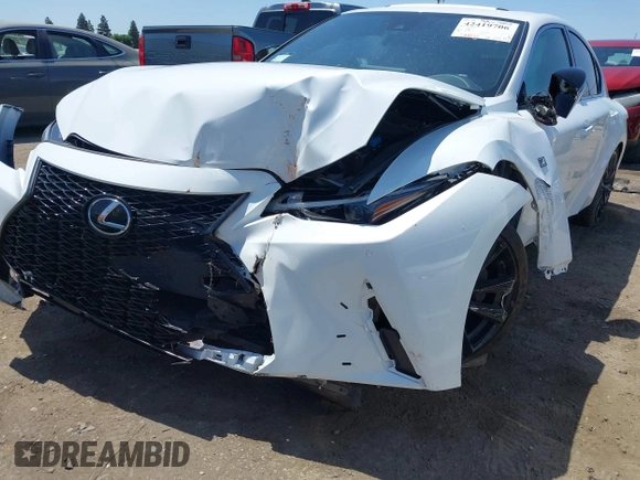 2022 Lexus IS 350 F Sport with VIN JTHGZ1B21N5054263, listed as a IAAI auction lot 42419706 with Not provided miles and . Bid and sale history available at DreamBid. Image 6.