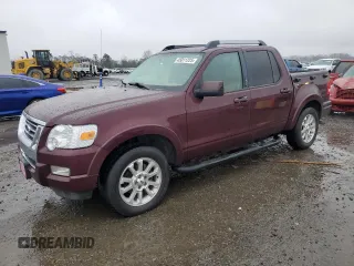 2008 Ford Explorer Sport Trac Limited with VIN 1FMEU33E68UA60707, listed as a Copart auction lot 45011225 with 196,367 mi miles and Salvage title. Bid and sale history available at DreamBid. Image 1.