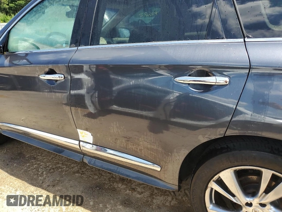 2013 Infiniti JX35 with VIN 5N1AL0MN6DC345311, listed as a Copart auction lot 67188584 with 173,822 mi miles and Salvage Title. Bid and sale history available at carsss.com. Image 13.