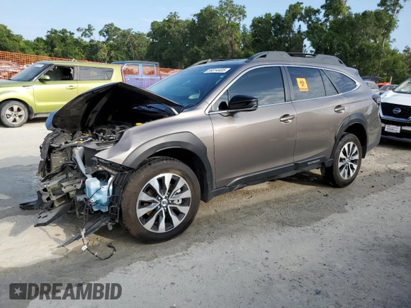 2024 Subaru Outback Limited z VIN 4S4BTANC7R3141955, wystawiony jako Copart lot #59314405 z przebiegiem Nie podano mil oraz Nie do naprawy • Non repairable. Historia ofert i sprzedaży dostępna na DreamBid. Obrazek 1.