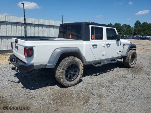 2020 Jeep Gladiator Sport S with VIN 1C6HJTAG3LL195356, listed as a Copart auction lot 65898904 with 0 mi miles and Salvage Title. Bid and sale history available at carsss.com. Image 3.