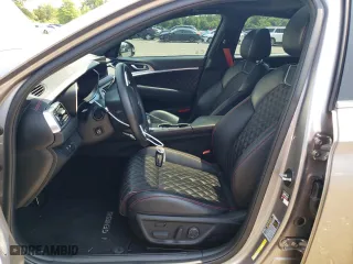 2022 Genesis G70 3.3T with VIN KMTG54TE2NU085598, listed as a Copart auction lot 58893654 with 31,314 mi miles and Salvage Title. Bid and sale history available at carsss.com. Image 7.