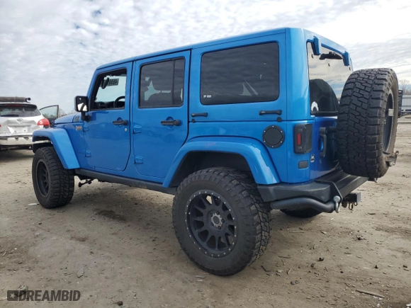 2016 Jeep Wrangler Unlimited Sahara with VIN 1C4BJWEG9GL235505, listed as a Copart auction lot 46506975 with 93,959 mi miles and Salvage Title. Bid and sale history available at carsss.com. Image 2.