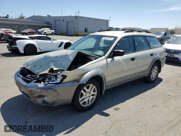 2005 Subaru Legacy Outback with VIN 4S4BP61C157338503, listed as a Copart auction lot 60323375 with 182,962 mi miles and Salvage title. Bid and sale history available at DreamBid. Image 1.