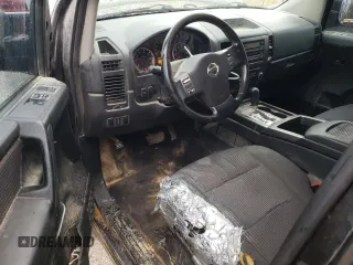 2010 Nissan Titan SE with VIN 1N6AA0CA9AN319565, listed as a Copart auction lot 44175775 with 214,303 mi miles and Salvage Title. Bid and sale history available at carsss.com. Image 8.