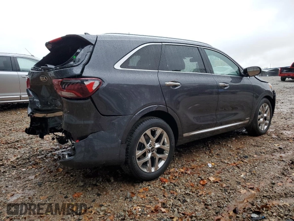 2019 Kia Sorento SX Limited with VIN 5XYPKDA59KG430374, listed as a Copart auction lot 80629564 with 52,518 mi miles and Salvage Title. Bid and sale history available at carsss.com. Image 3.