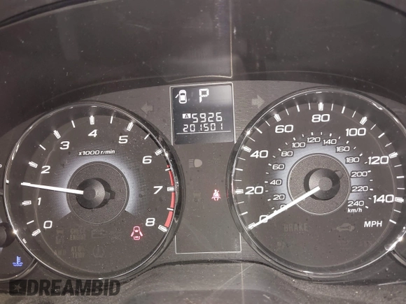 2010 Subaru Legacy 2.5i with VIN 4S3BMCA6XA3229416, listed as a IAAI auction lot 42164779 with 201,501 mi miles. Bid and sale history available at carsss.com. Image 7.