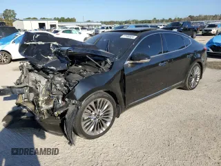 2017 Kia Cadenza Limited with VIN KNALC4J11H5065096, listed as a Copart auction lot 77100924 with 119,805 mi miles and Salvage Title. Bid and sale history available at carsss.com. Image 1.
