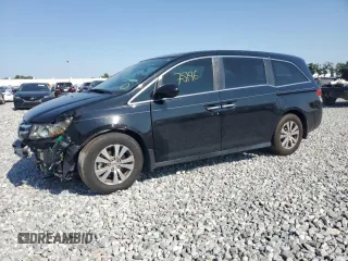 2016 Honda Odyssey EX with VIN 5FNRL5H43GB133964, listed as a Copart auction lot 52532895 with 75,196 mi miles and Salvage Title. Bid and sale history available at carsss.com. Image 1.