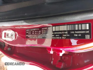 2018 Alfa Romeo Giulia z VIN ZARFAEDNXJ7571486, wystawiony jako IAAI lot #42023221 z przebiegiem 95 424 mil mil oraz . Historia ofert i sprzedaży dostępna na DreamBid. Obrazek 9.