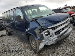 2001 Chevrolet Express with VIN 1GAHG39R911135984, listed as a Copart auction lot 84679794 with Not Provided miles and Salvage Title. Bid and sale history available at carsss.com. Image 4.